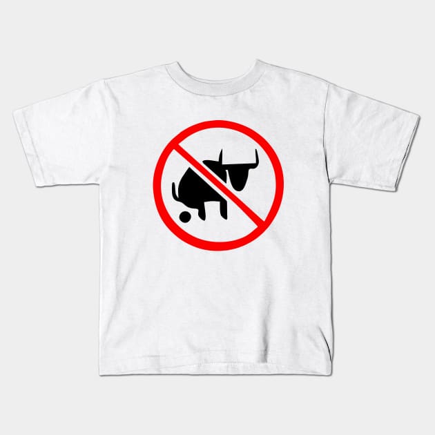 No Bullshit Kids T-Shirt by vangori